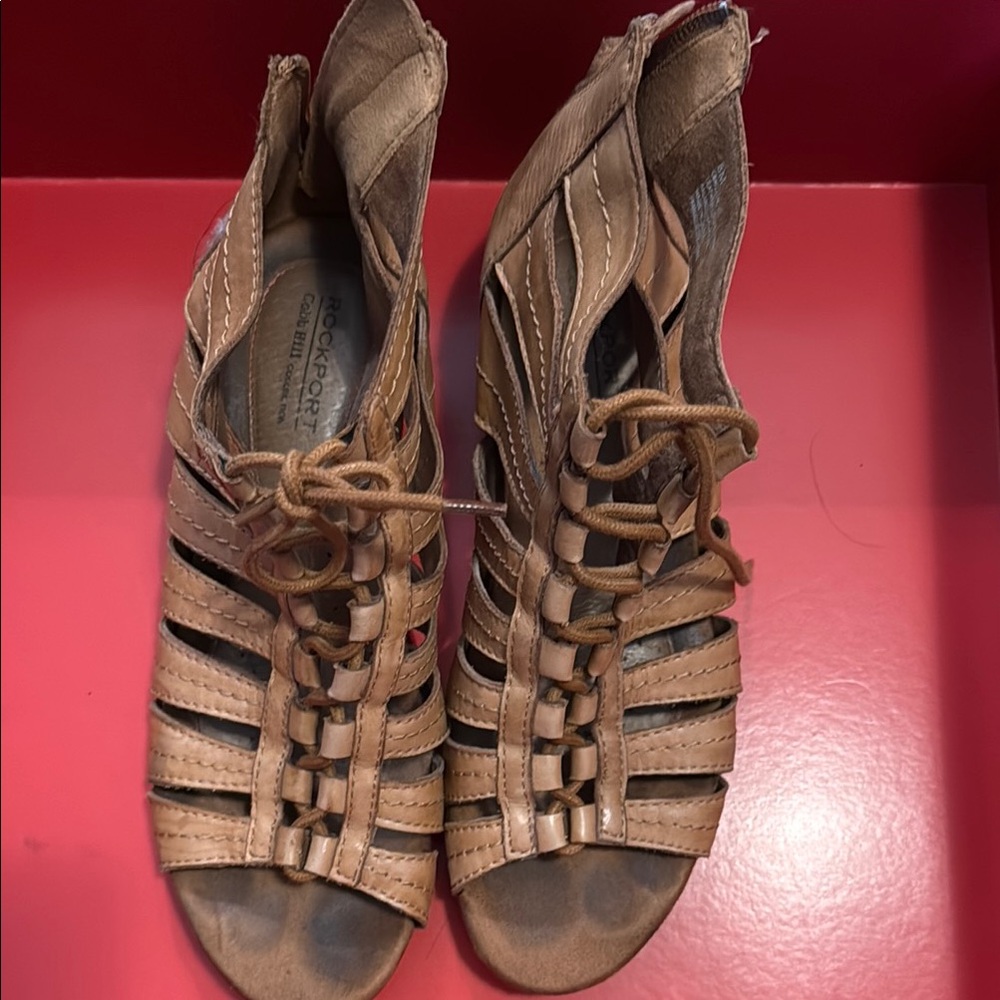 Rockport Tan Sandals Comfortable Stylish Footwear